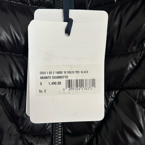 MONCLER Women's Abante Down Jacket medium - Picture 4 of 9